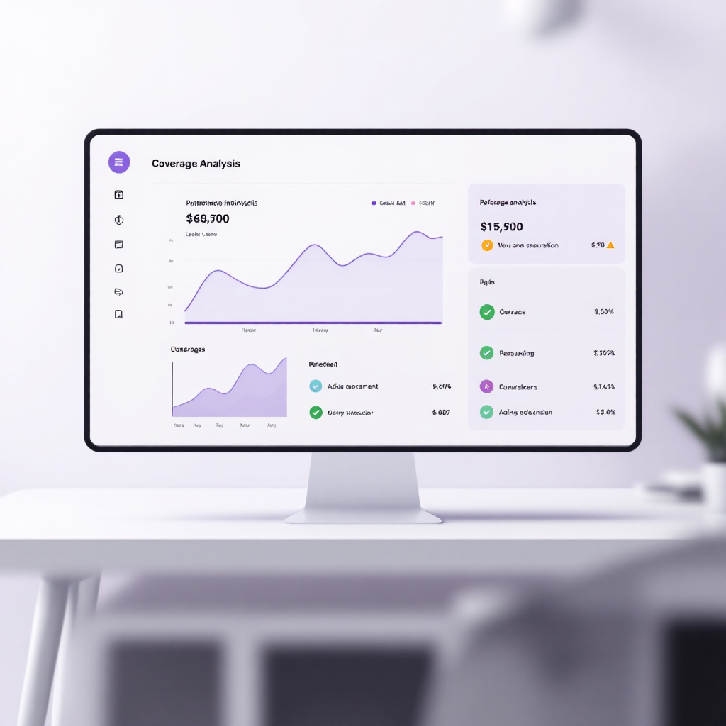 Coverage analysis dashboard