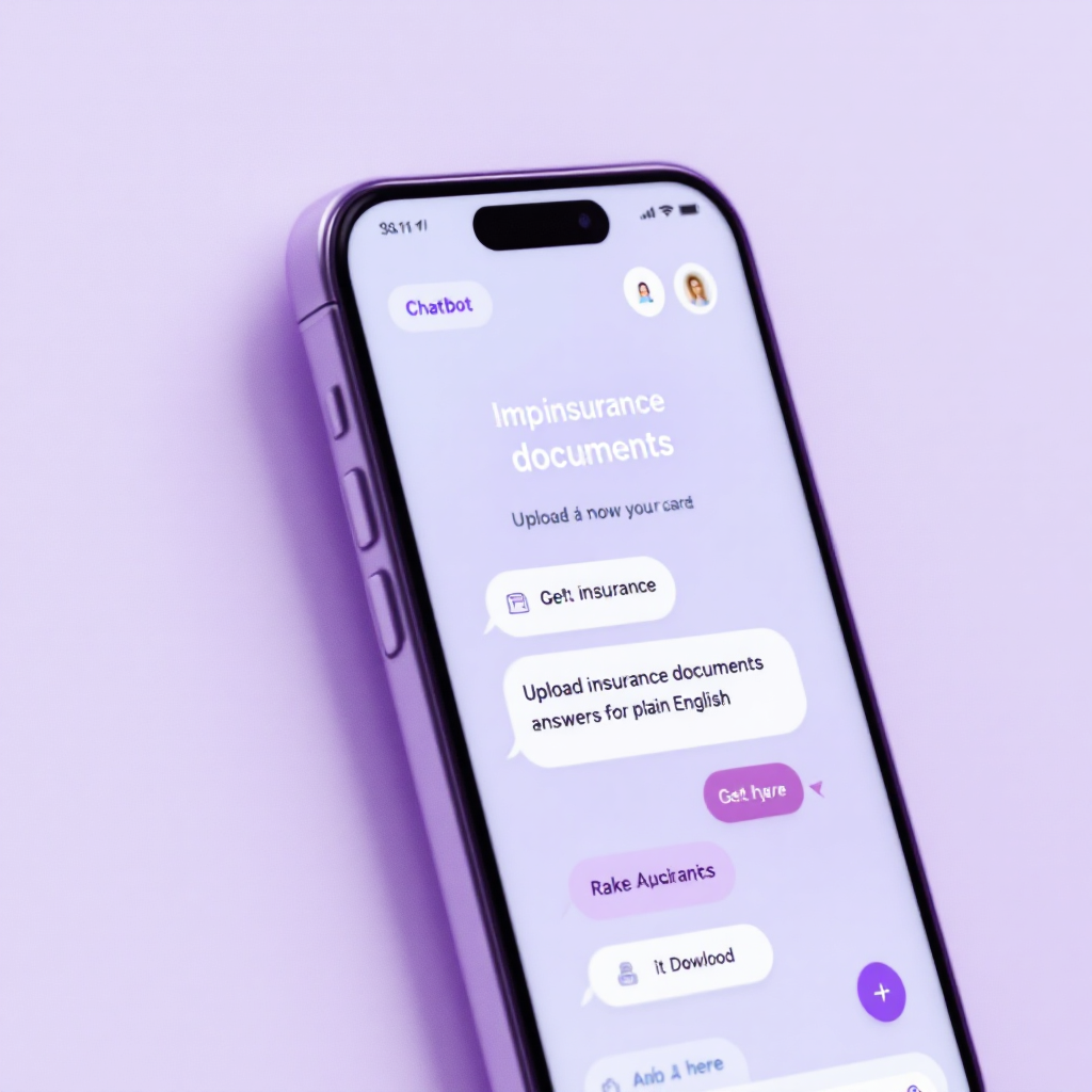 Document Q&A mobile interface